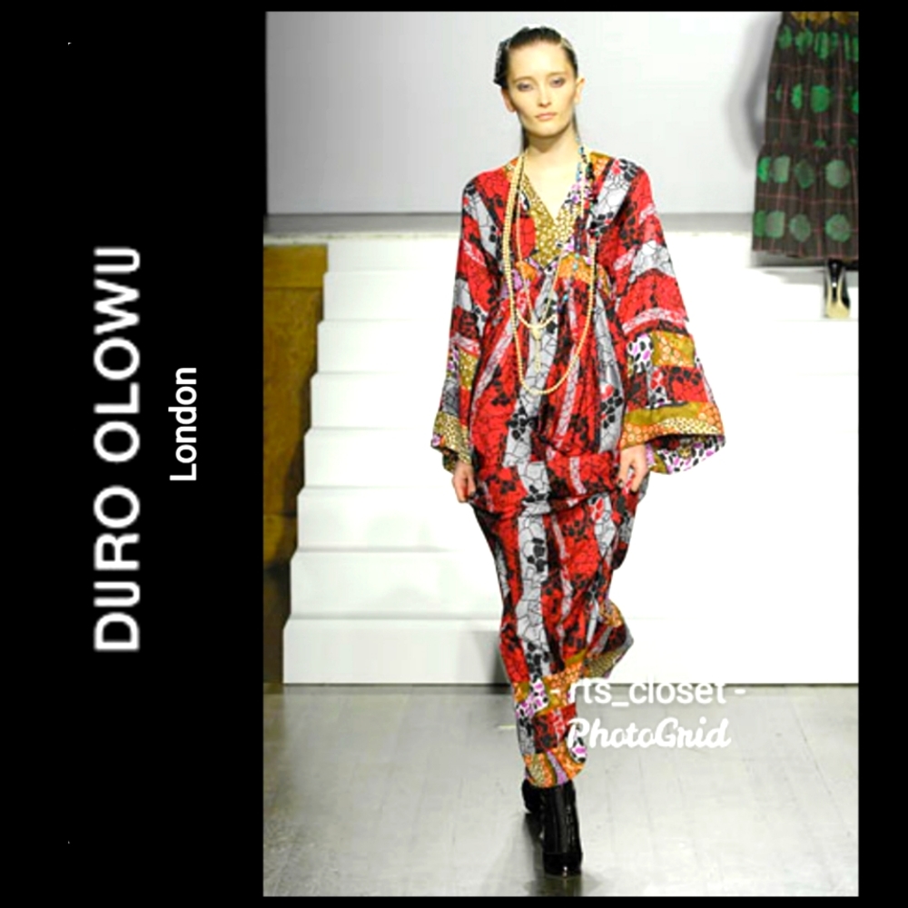 Duro Olowu dress, patchwork/ multi fabric dress
